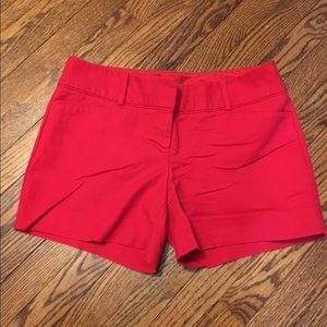 The Limited Red shorts